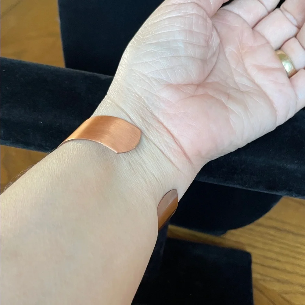 Sophisticated Copper and Black Bracelet